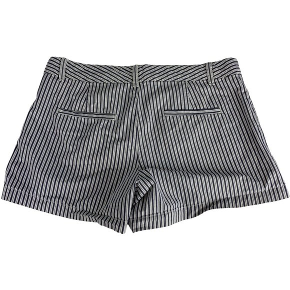 GAP 12 City Short High Rise 32" x 3.5" Navy White Stripe Nautical Mini - Picture 2 of 5